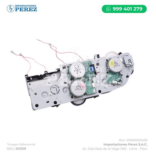 [SN360] Bloque Alimentación (Caja Negra / ***STICKER AMARILLO*** ) Unidad Imagen (Main Drive Assy) - SEMI-NUEVO [Original - Konica Minolta]