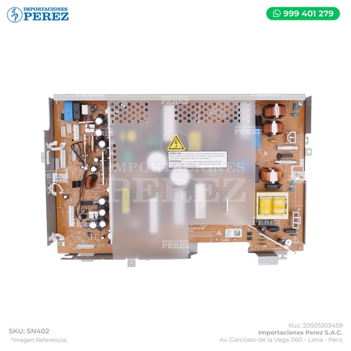 [SN402] Fuente Poder Tipo A - DCPU 110v Completo (POWER SUPPLY ASSY /100V) (Octavo dígito es 0) - SEMI-NUEVO [Original - Konica Minolta]