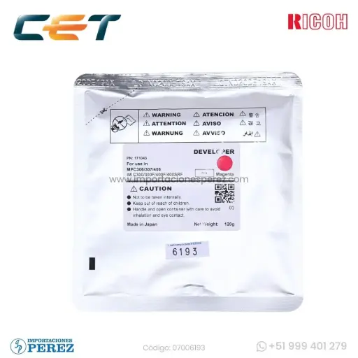 [07006193] Revelador Magenta 120g [Cet]