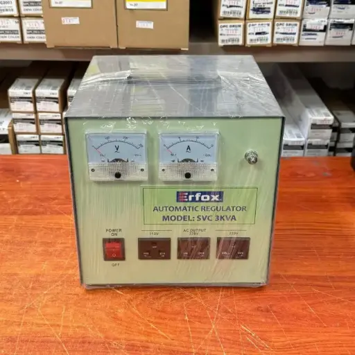 [0502001] Estabilizador 3000w Importado [E&F] - (220v a 220v) - Carcasa Ploma ***garantía de 03 meses***