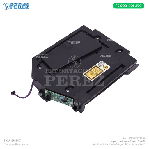 [SN507] Unidad Laser (OPTICAL WRITING UNIT:D197/D198/D199 - LASER UNIT) - SEMI-NUEVO [Original - Ricoh]