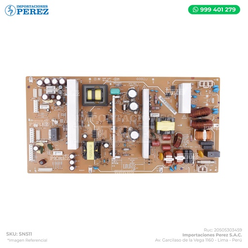 [SN511] Fuente Poder Tipo B - DCPU 110v Completo (POWER SUPPLY ASSY /100V) (Octavo dígito es 1) - SEMI-NUEVO [Original - Konica Minolta]