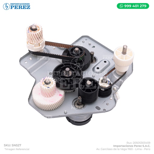 [SN527] Bloque Acople Completo con Motor de Unidad Fusor (DRIVE UNIT:FUSING/PAPER EXIT UNIT:ASSY) - SEMI-NUEVO [Original - Ricoh]