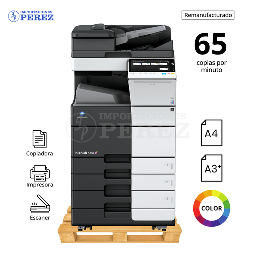 [0103125] Fotocopiadora Konica Minolta Bizhub C658 REMANUFACTURADA 