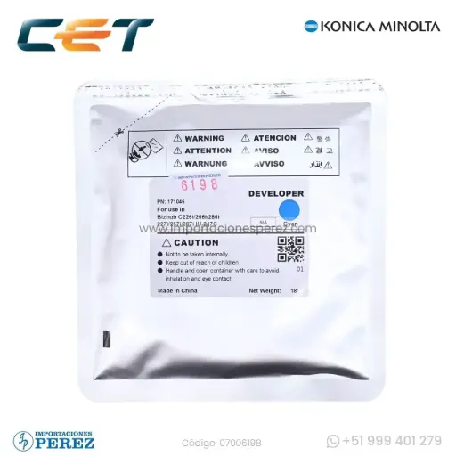 [07006198] Revelador Cyan 180g [CET]