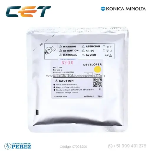 [07006200] Revelador Yellow 180g [CET]
