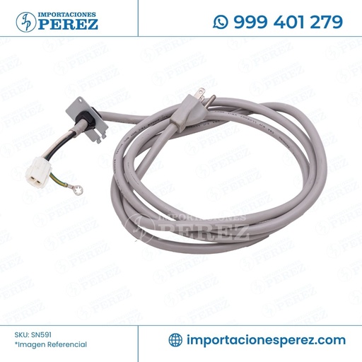 [SN591] Cable Poder (POWER SOURCE CORD /120V) - SEMI-NUEVO [Original - Konica Minolta]