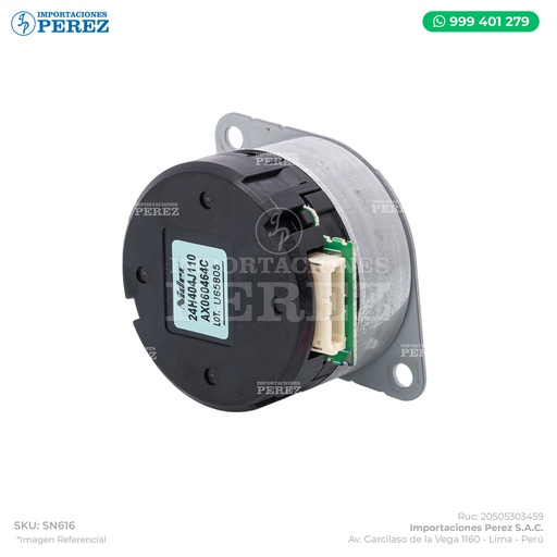 [SN616] Motor Dúplex 10w (DC MOTOR:ENCODER:NO:10W:GEAR:BRUSHLESS) - SEMI-NUEVO [Original - Ricoh]