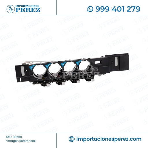 [SN650] Bloque/Carcasa Alimentación Toner K "Black" Completo  (SUB HOPPER ASSY) - SEMI-NUEVO [Original - Konica Minolta]