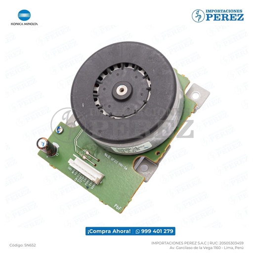 [SN652] Motor Caja Negra (DC BRUSHLESS MOTOR /40) - SEMI-NUEVO [Original - Konica Minolta]