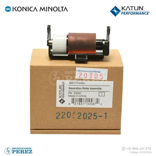 [07020305] Rueda Con Base ADF Separacion/Separation Roller [Katun Performance]