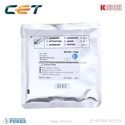 [07006204] Revelador Cyan 250g [Cet]