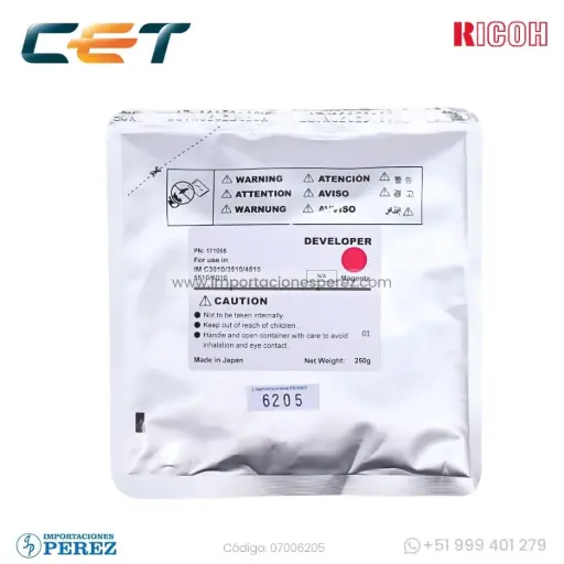 [07006205] Revelador Magenta 250g [Cet]