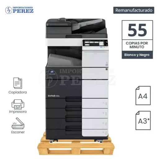 [0103127] Fotocopiadora Konica Minolta Bizhub 558 REMANUFACTURADA