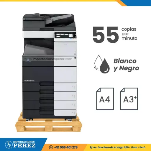 [0103127] Fotocopiadora Konica Minolta Bizhub 558 REMANUFACTURADA