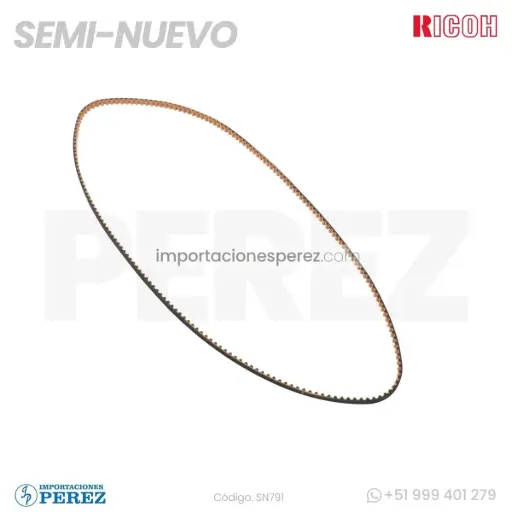 [SN791] Faja Tractor Alimentación Toner (SYNCHRONOUS BELT:40S3M564 - USED TONER) SEMI-NUEVO [Original - Ricoh]